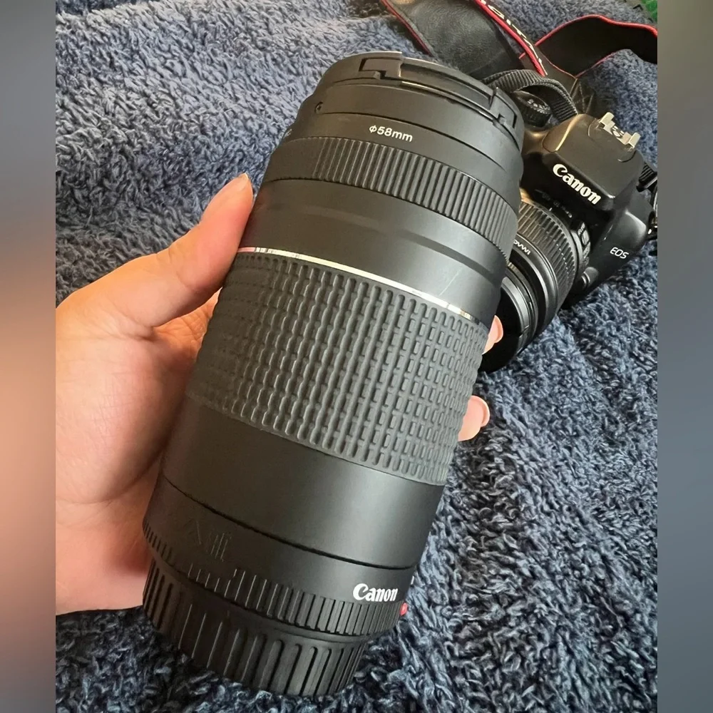 2 cameras- Canon EOS Rebel T6 & Canon EOS